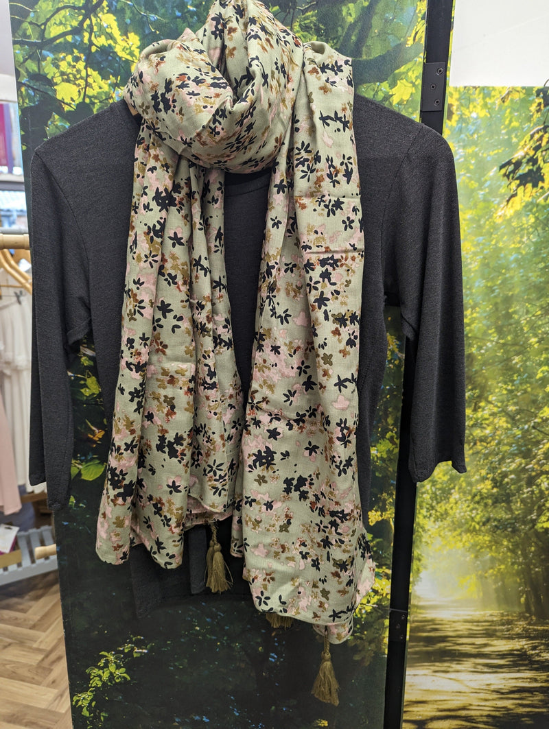 Thought Thought Floral Lenzing Scarf