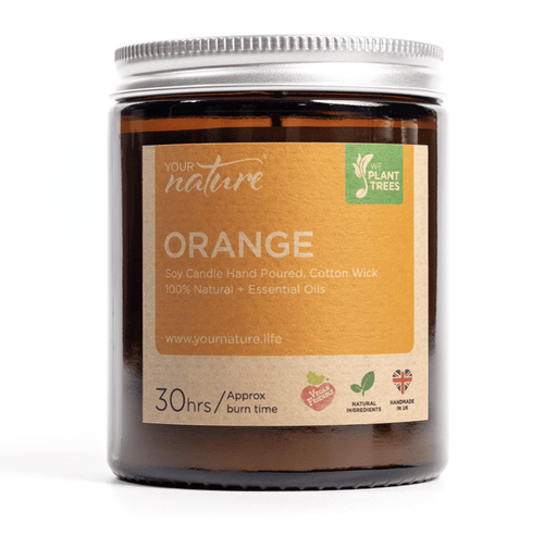 Your Nature Deodorant Orange scented soy wax Candle