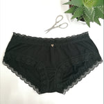 All the colours Knickers Black Hipster Bamboo Knickers