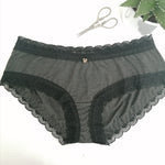 All the colours Knickers Charcoal Hipster Bamboo Knickers