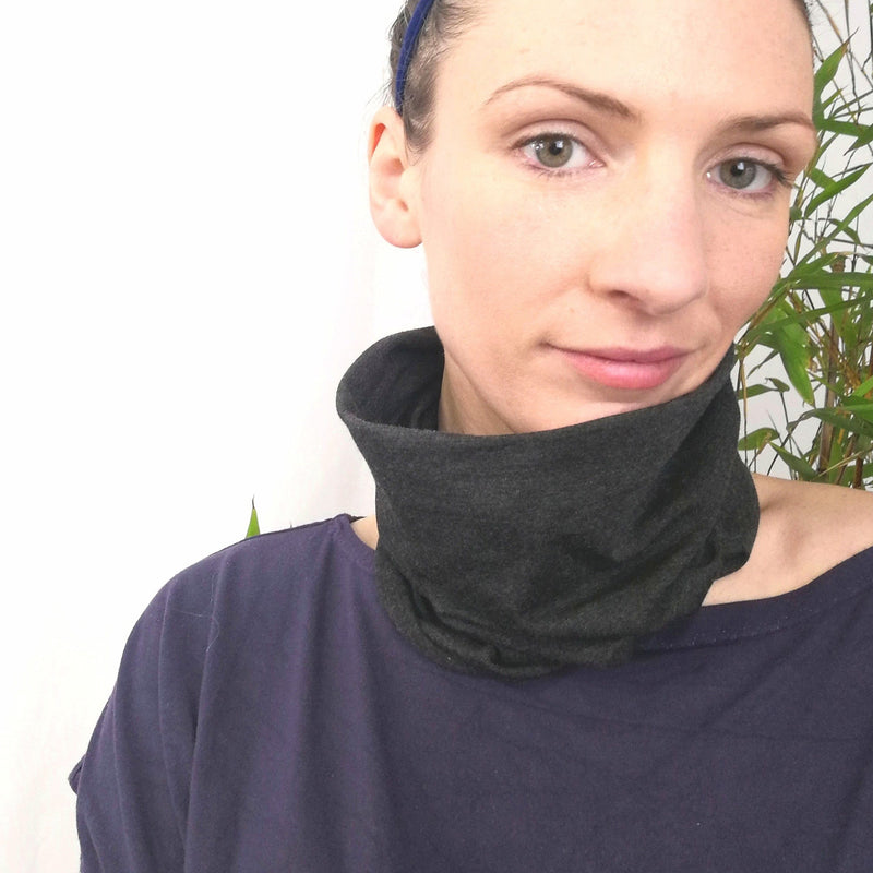 All the colours Snood Charcoal Bamboo Snood