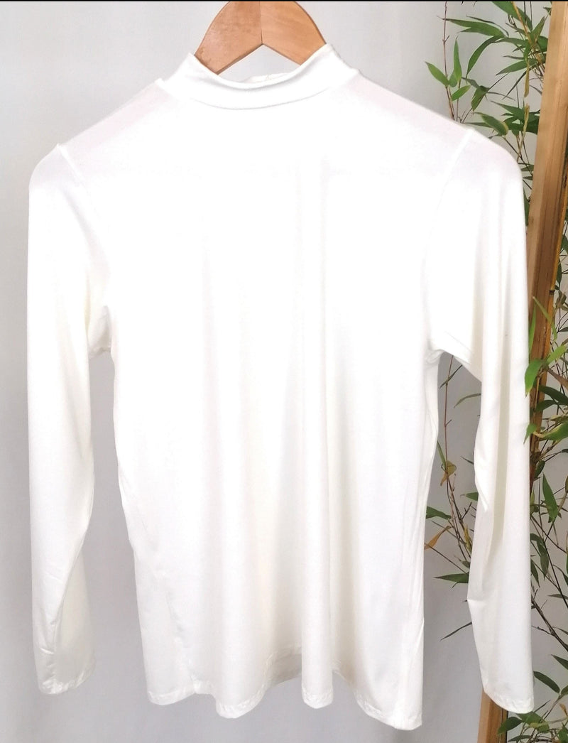All the colours Women's Top Ivory Polar Neck