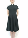 Lotties Eco dress Black / Standard no pockets Clerical Skater Dress