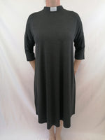 Lotties Eco Dress Charcoal Marl / Standard No pockets Womens Bamboo Clerical A-line Dress