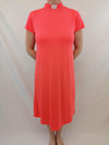 Lotties Eco Dress Hot Coral / Standard no pockets Womens Bamboo Clerical Dress