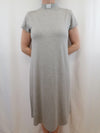 Lotties Eco Dress Lt Grey Marl / Standard no pockets Womens Bamboo Clerical Dress