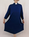 Lotties Eco dress Royal Blue / Standard No pockets Clerical A-line Dress