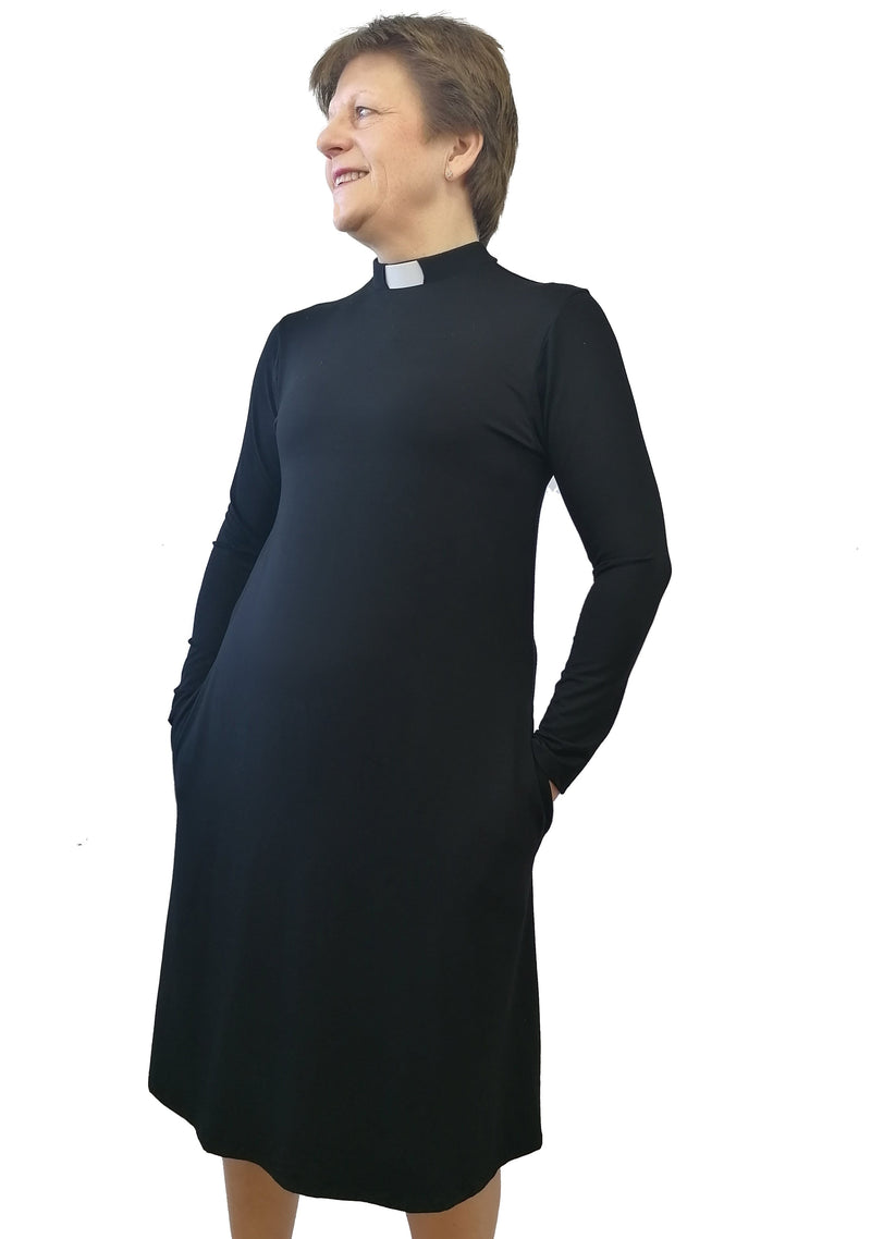 Womens Organic Bamboo Clergy Dress Womens Organic Bamboo Clergy Dress