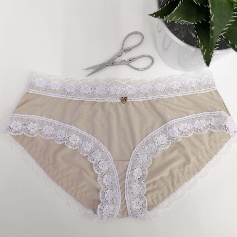 Lotties Eco Knickers Beige Womens Maternity Hipster Bamboo Knickers
