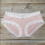 Lotties Eco Knickers Blush Womens Maternity Hipster Bamboo Knickers