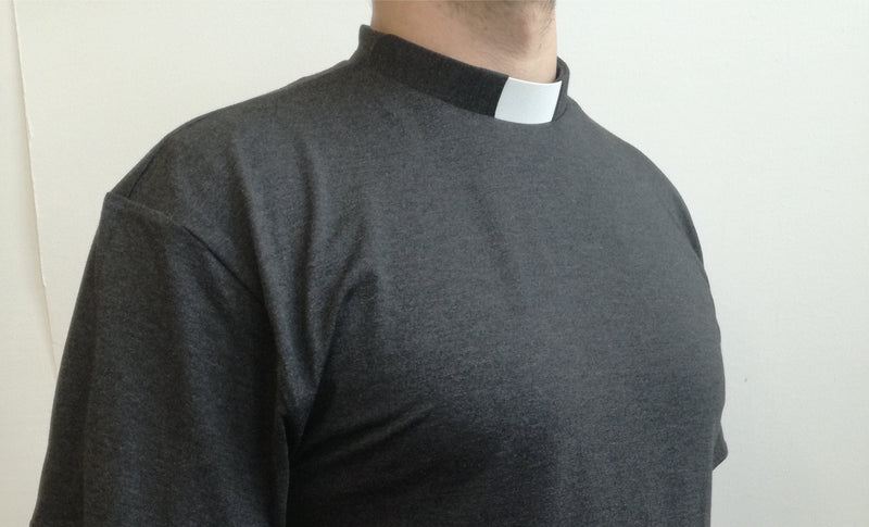 Lotties Eco Men's T-shirt Dark Charcoal Marl Mens Clerical Long Sleeve T-shirt