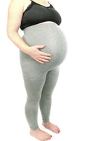 Lotties Eco Pants Light Grey Marl Womens Maternity Bamboo Legging