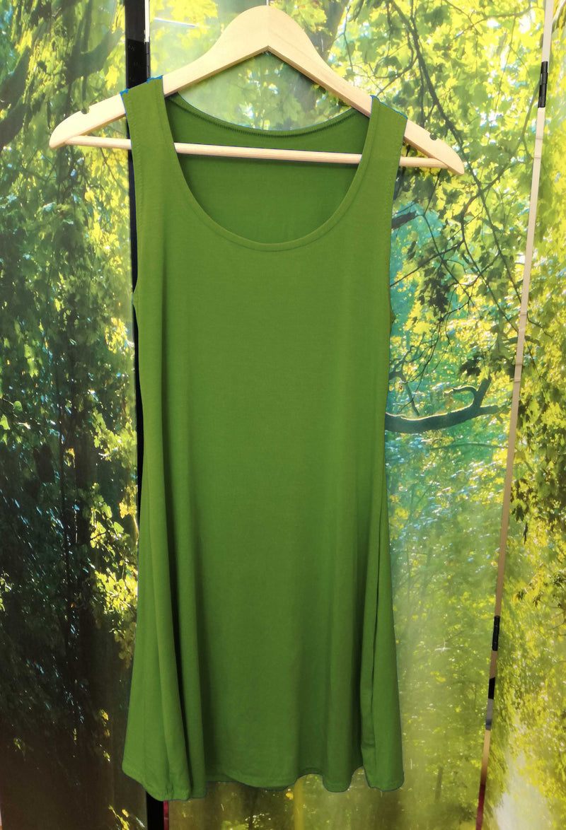 Lotties Eco Shirts & Tops Green (Summer Weight) Womens Bamboo Basic Summer Dress