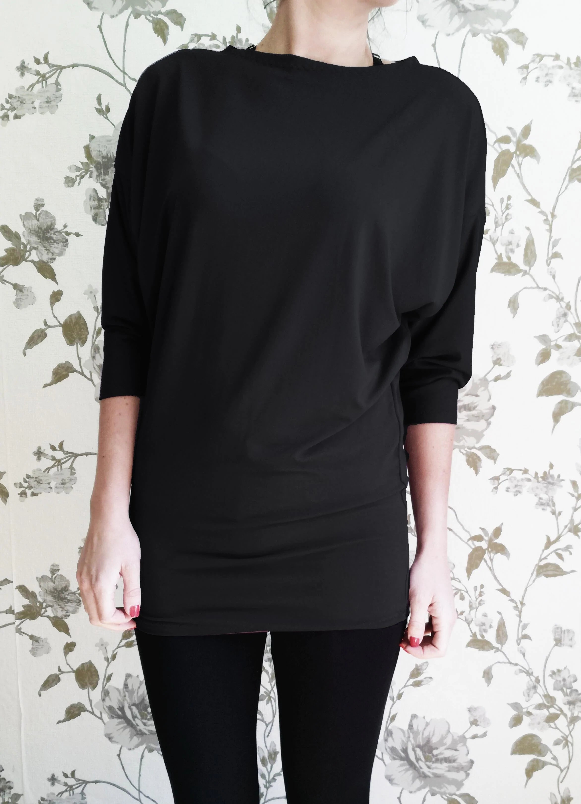 Womens Bamboo Winter Tunic Top