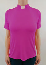 Lotties Eco T-shirt Bishops Roman Purple Womens Bamboo Clerical T-shirt