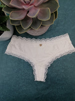 Lotties Eco Underwear X-Small (6-8) Bridal Bamboo Thong