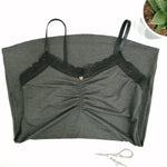 Made in Our Workshop Top Charcoal Bamboo Cami Top