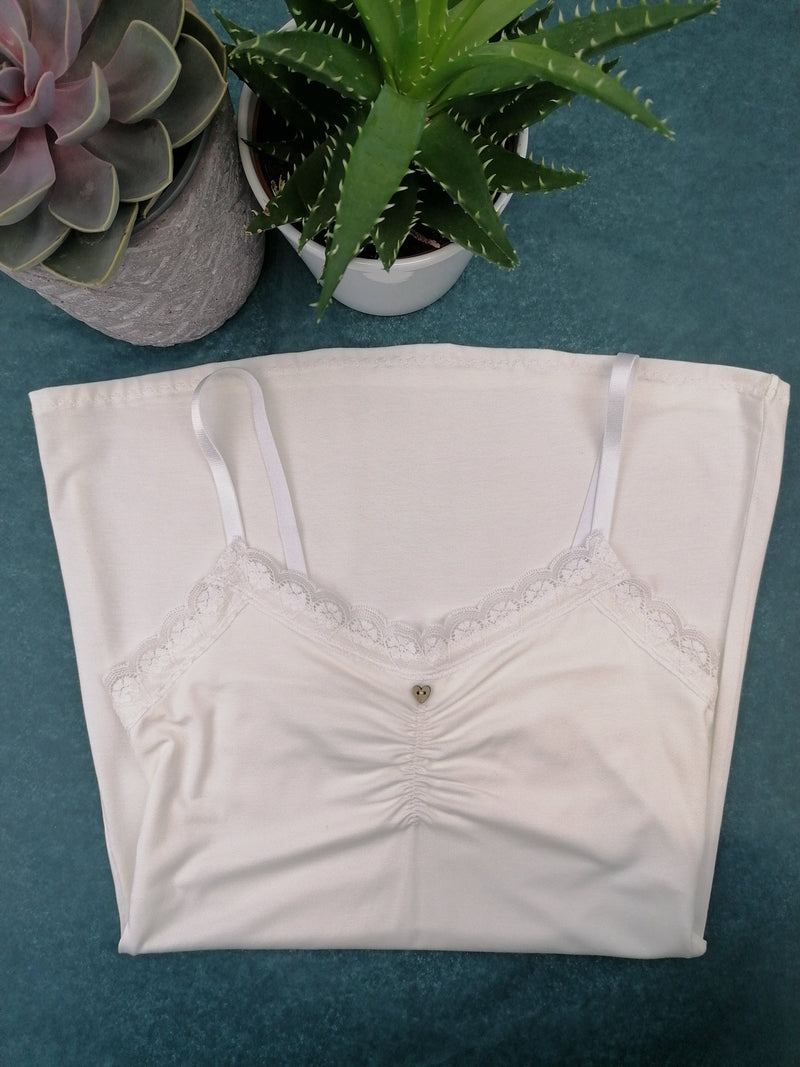 Made in Our Workshop Top Ivory Bamboo Cami Top
