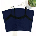 Made in Our Workshop Top Navy Bamboo Cami Top